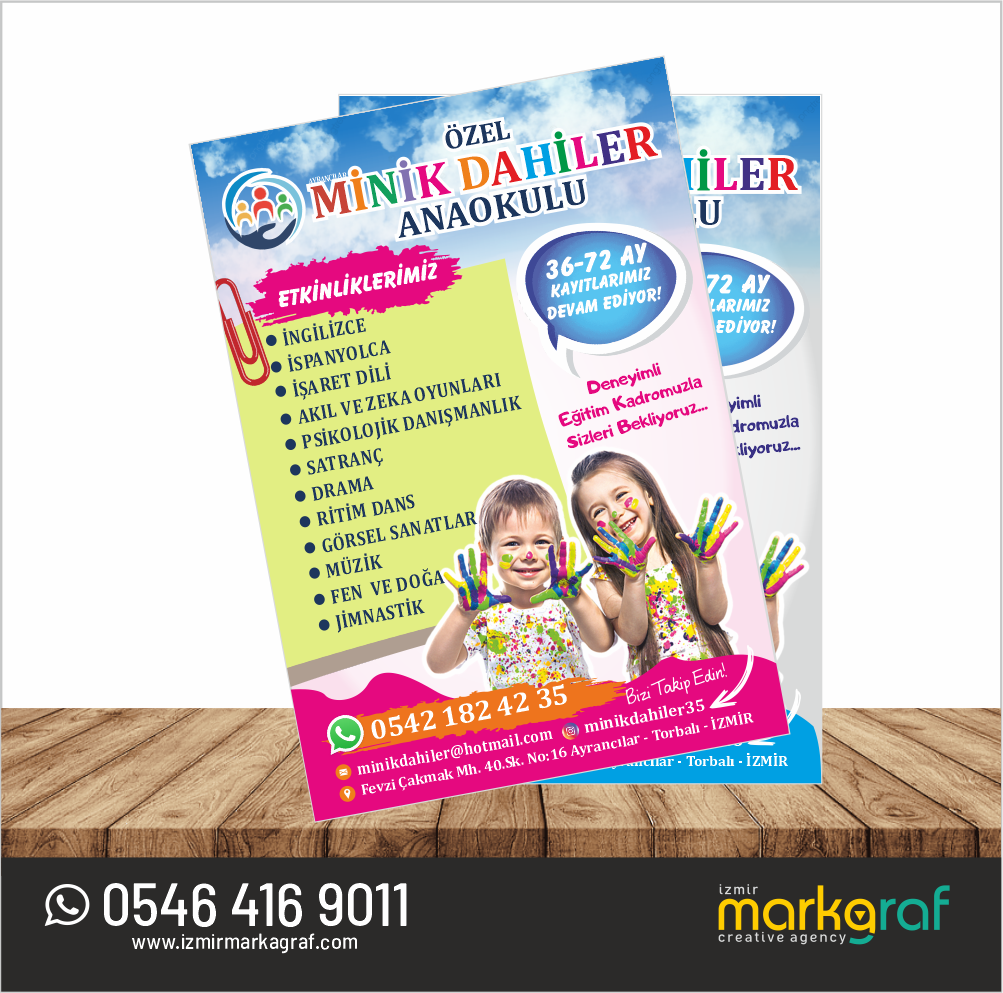 anaokulu broşür baskı, kurs broşür baskı, izmir eğitim kurumu broşür baskı, kreş broşür baskı, konak broşür baskı, izmir broşür baskı, bornova broşür baskı, torbalı broşür baskı