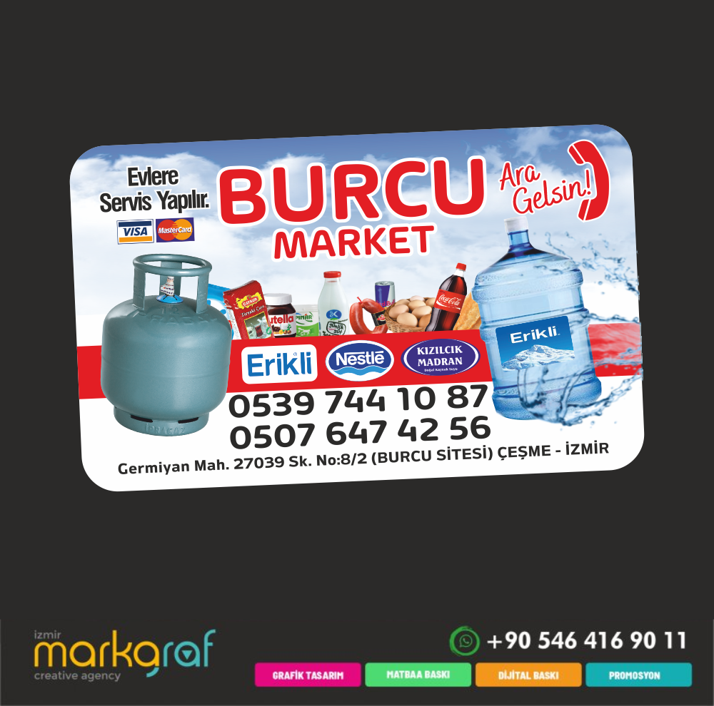 ÇEŞME MATBAA, ÇEŞME MAGNET BASKI, MARKET MAGNET BASKI ÇEŞME