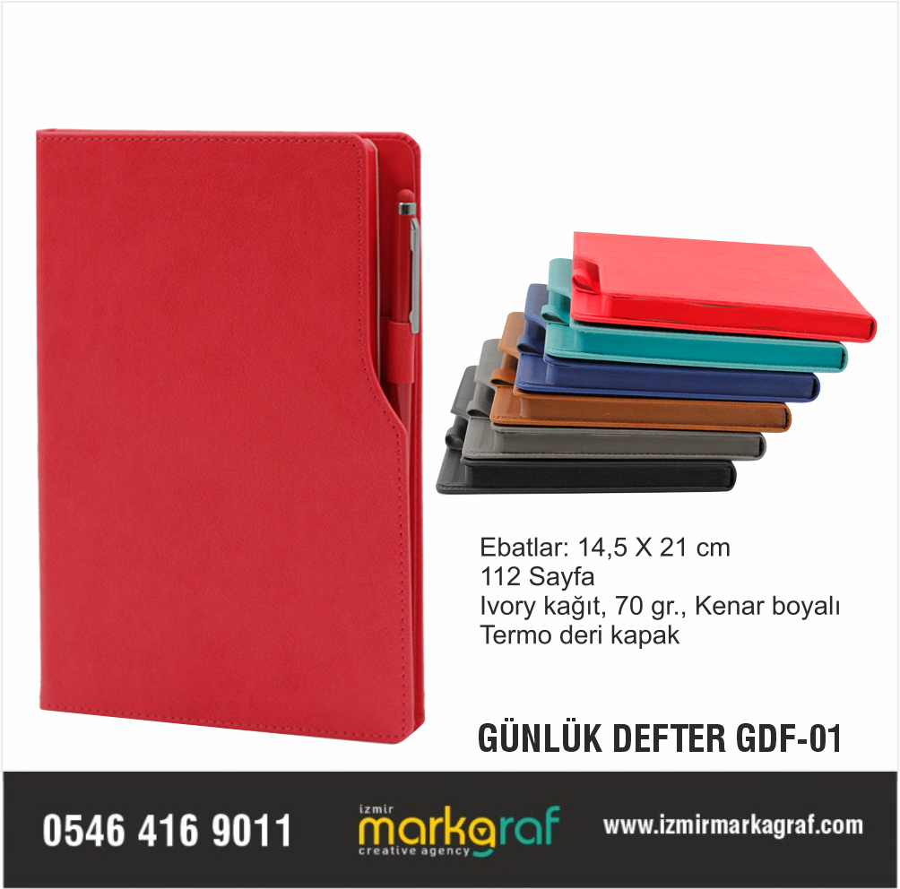 günlük defter promosyon izmir