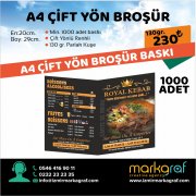 A4 BROŞÜR BASKI 1000