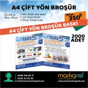 A4 BROŞÜR BASKI 2000A