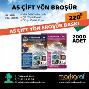 A5 BROŞÜR BASKI İZMİR / 2000