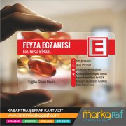 ECZANE ŞEFFAF KARTVİZİT