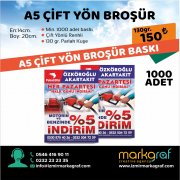 İZMİR BROŞÜR BASKI A5 / 1000