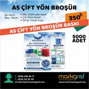 İZMİR BROŞÜR BASKI A5 / 5000