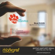 KABARTMALI ŞEFFAF KART