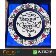 KALİGRAFİK YAZILI TABAK 16