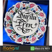 KALİGRAFİK YAZILI TABAK 18