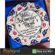 KALİGRAFİK YAZILI TABAK 04