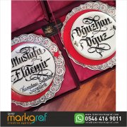 KALİGRAFİK YAZILI TABAK 07