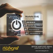 MANİA ŞEFFAF KART BASKI