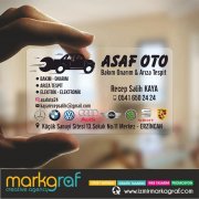 OTO SERVİS ŞEFFAF KART