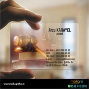 ŞEFFAF PVC KARTVİZİT